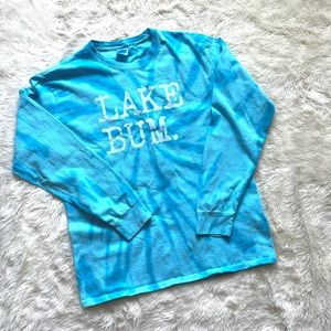 Tie Dye Lake Bum Long Sleeve Sz L